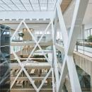 Atrium with QbiQ Safety Glass partition