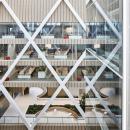 Atrium with QbiQ Safety Glass partition to prevent people falling through
