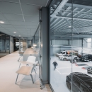 Client workspace with a view at Wraptor, Nootdorp.