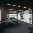 Office dividing double glass partition 