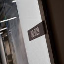 Room number frame