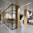 Gorgeous industrial glass partition at Van der Sluis in Genemuiden