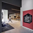 Industrial look & feel glass office wall