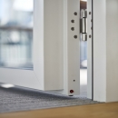 KDD80-100 wall thick door with double glass and drop seal