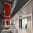 Corridor with consulting rooms on the sixth floor (computer floors)