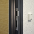 Door frame with double seals for great sound reduction