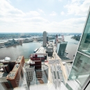 View from the Mabanaft office at the Rotterdam harbor