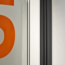 Double sealed door with high acoustic values 
