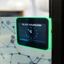 Electronic room reservation system mounted on the door frame