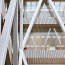Atrium with QbiQ Safety Glass partition to prevent people falling through