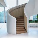 Stairs in the artium at Canon Production Printing Venlo