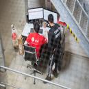Employees in the distribution hall at DPD Oirschot