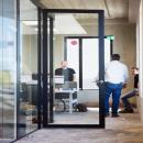 Aluminum framed door KDEC with 6.6.2 glass