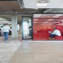 QQ1 free standing office with Aluminum framed door KDEC and 6.6.2 glass