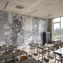 Gesloten systeemwanden met print