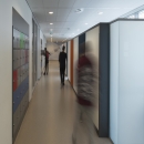 Systeemwanden op een VMBO school