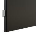 KDS57D Steel plated aluminum framed door the with double seals.
