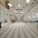 4 meter high glass partition at Adagio in Amsterdam