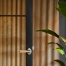 Detail KDEC framed door in a Route 66 Bright configuration