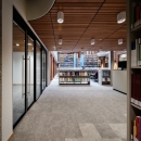 Entrance library Herta Mohr building at Leiden University.