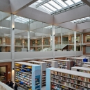 Library at Herta Mohr building at Leiden University.