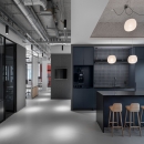 Kitchen at Commvault in Utrecht