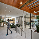 High partition walls with minimalistic profiles