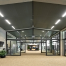 Extra high fire resistant glass walls with EW60 classification.