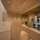 Over 3 meters high fireproof and fall-through resistant glass wall.