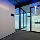 Fire resistant glass partition at The Flow Houthavens Amsterdam