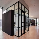 Consulting room with high sound insulation at Hunkemüller in Distribution Center in Almere