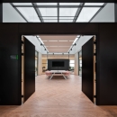Glass wall combined with double doors at Hunkemüller’s Distribution Center in Almere