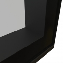 KDG100 Full flush aluminumframed door with double glass and single seal.