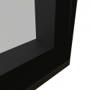 KDG77 Full flush aluminumframed door with double glass and single seals.