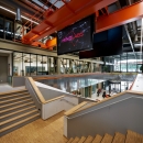 Three floor with glass partition at Mindlabs Tilburg.
