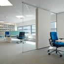 iQ Mute acoustic panels to dampen the reverberation