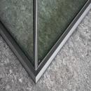 Corner detail of a IQ Protect Fire EW30 fire resistant glass wall