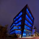 The Flow Houthavens Amsterdam Building Exterior by night