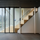 Special shaped glass partition at Plus Ultra Leiden