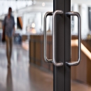 Door handles at EW30 fire resistant door 