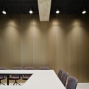 Transparent coated steel wall panels at faculty ITC University Twente Enschede