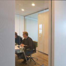 Small office with iQ Mute acoustic panels