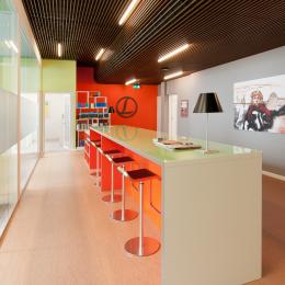 Coffee corner at Labré Advocaten Amsterdam