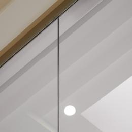 Join of two fire resistant glass panels