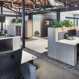 Double glass partition at BDO Enschede