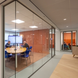 Glass partitions at ASG Almere