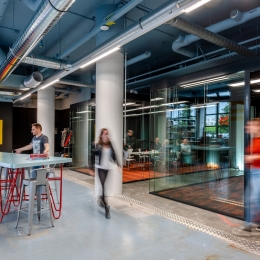 Double glazed meeting room