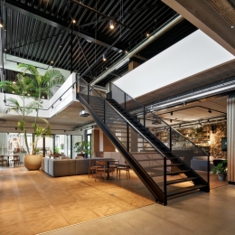Main hall at Burkely in Tilburg, Netherlands.