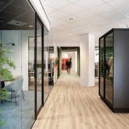 iQ Single partition with KDEC framed door