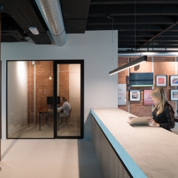 Glass partition at Greystone Antwerpen 